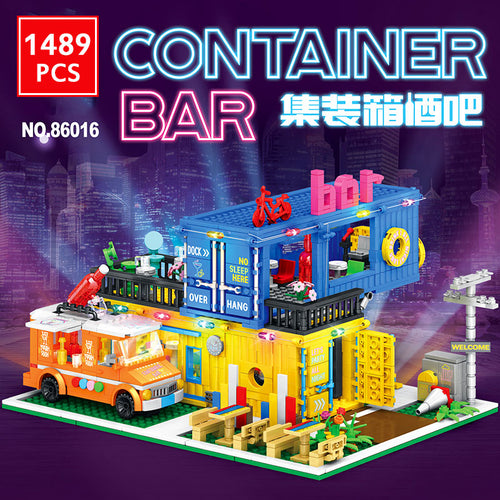 Afobrick JUHANG 86016 Container Bar 1489pcs