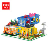 Afobrick JUHANG 86016 Container Bar 1489pcs, view 2