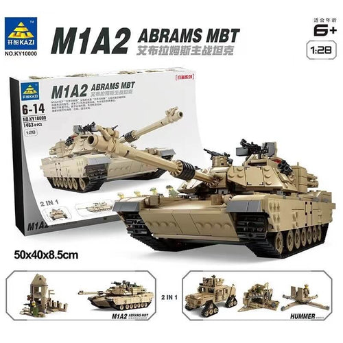 Afobrick KAZI KZ10000 M1A2 Abrams MBT