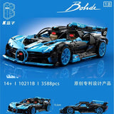 Afobrick KBOX 10211b Bugatti Bolide 3588PCS, view 2