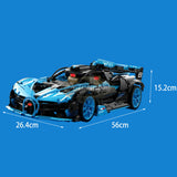 Afobrick KBOX 10211b Bugatti Bolide 3588PCS, view 4