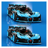 Afobrick KBOX 10211b Bugatti Bolide 3588PCS, view 5