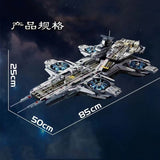 Afobrick KBOX 10218 Leaguer Heroes Helicarrier 3385PCS, view 4