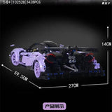 Afobrick KBOX 10252B PAGANI Huayrar R Purple 3428pcs, view 2