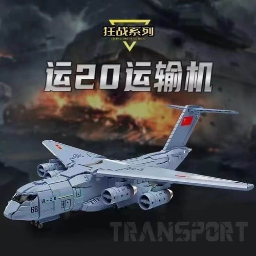 Afobrick KBOX 10305 Y-20 transport aircraft