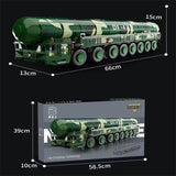 Afobrick KBOX 10306 DF-41 ballistic missile, view 2