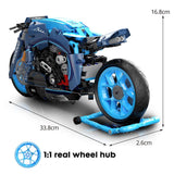 Afobrick KBOX 10217 Bugatti Diavel motorcycle, view 3