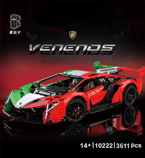 Afobrick KBOX 10222 Lamborghini Veneno(3611PCS)