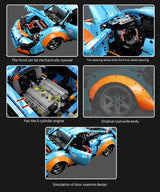 Afobrick KBOX 10216 Porsche 911 GT3, view 3