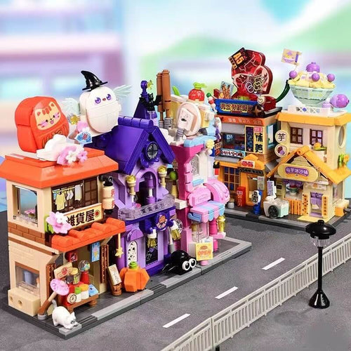 Afobrick Keeppley Colorful Mini Street View Season 5