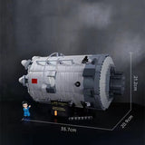 Afobrick Keeppley K10216 Tianhe Core Module Large Column Section, view 6