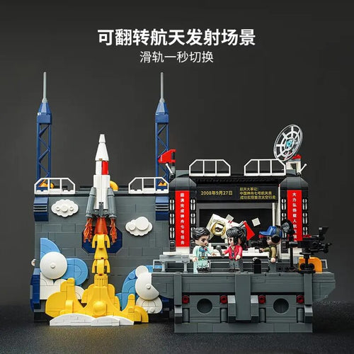 Afobrick keeppley K10225 Major Events of China's Manned Spaceflight Project