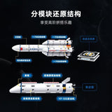 Afobrick Keeppley K10226 Long March 5 carrier rocket, view 4