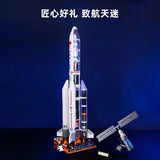 Afobrick Keeppley K10229 Long March 5 experimental module launch mission, view 2