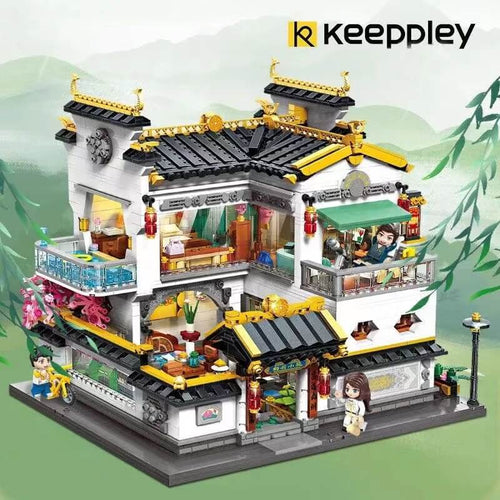 Afobrick Keeppley K18002 New Chinese Style Streetscape