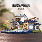 Afobrick Keeppley K18005 Dali Erhai Lake and Moon, view 3