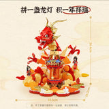 Afobrick Keeppley K19907 Dragon Lantern Comes Up, view 4