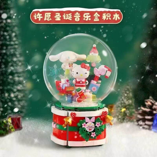 Afobrick Keeppley K20836 HelloKitty Christmas Music Box