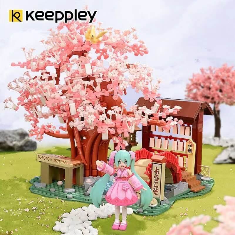 Afobrick Keeppley K20901 Hatsune Miku Sakurazaka Road