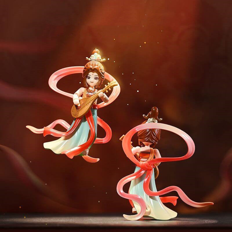Afobrick Keeppley K21405 Dunhuang Flying Dancer Screen Ornament