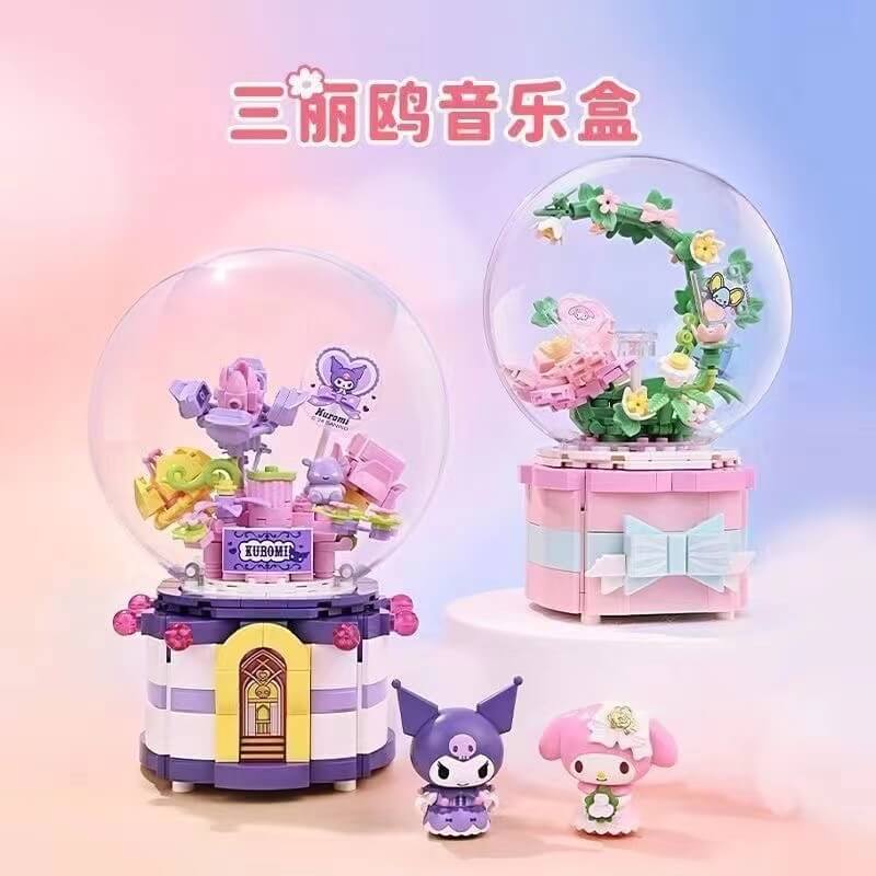 Afobrick Keeppley Melody and Kuromi Music Box