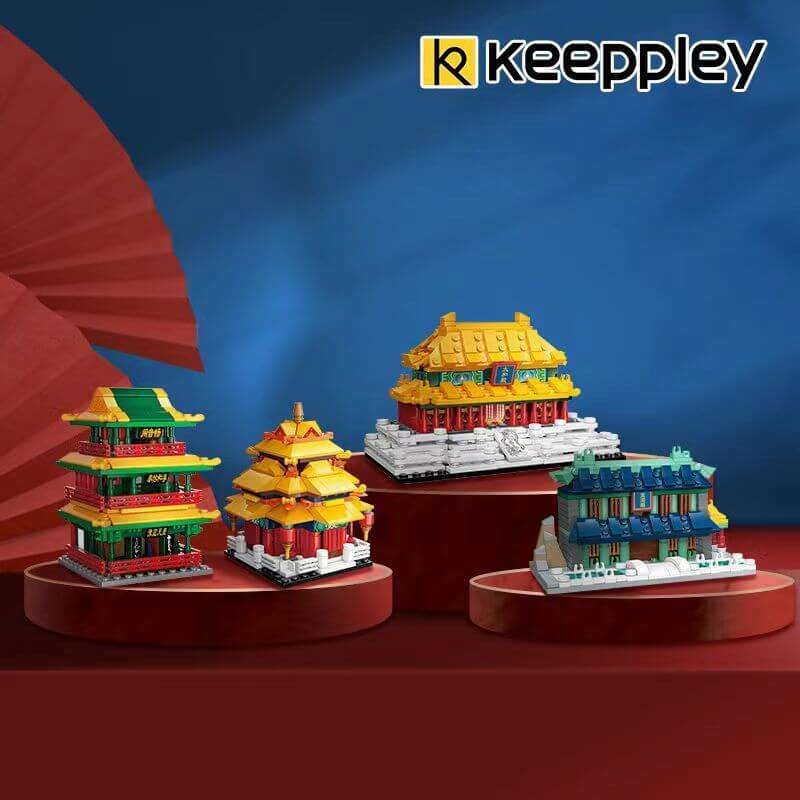 Afobrick Keeppley Mini Palace Museum building 4 in 1