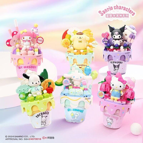 Afobrick Keeppley Sanrio Ice Cream Cone Series