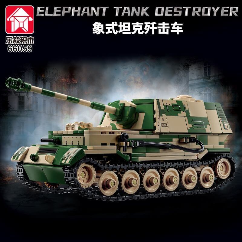 Afobrick LEYI 66059 Elephant tank destroyer