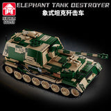 Afobrick LEYI 66059 Elephant tank destroyer, view 2