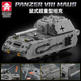 Afobrick LEYI 66061 Maus super heavy tank, view 2