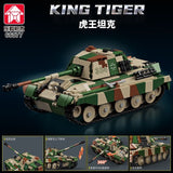 Afobrick LEYI 66077 King Tiger Tank, view 3