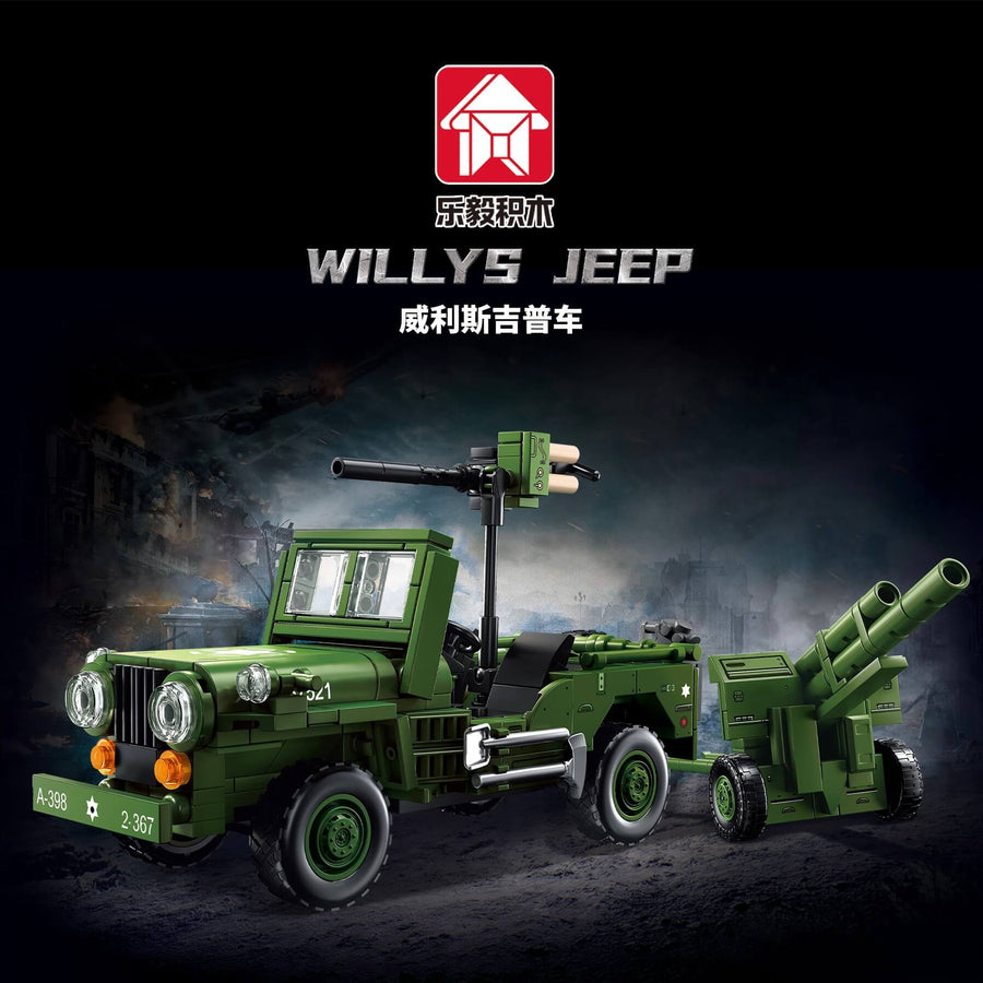 Afobrick LEYI 66081 Willys Jeep