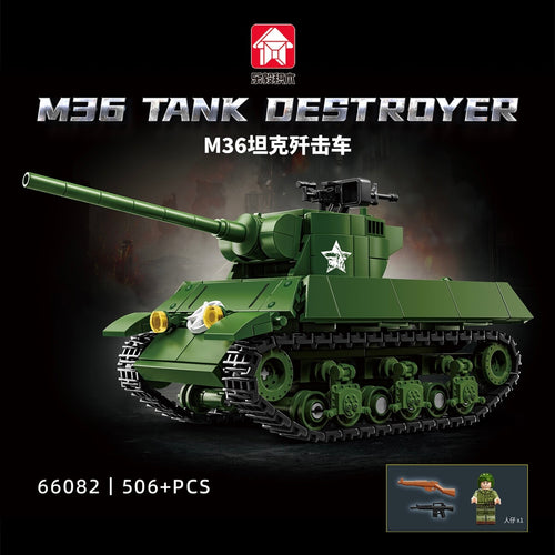 Afobrick LEYI 66082 M36 Tank Destroyer