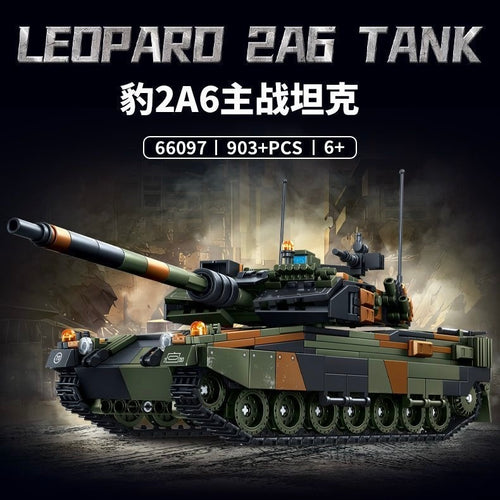Afobrick LEYI 66097 Leopard 2A6 Tank