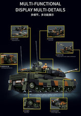 Afobrick LEYI 66097 Leopard 2A6 Tank, view 2