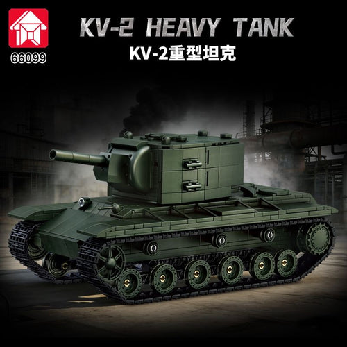 Afobrick LEYI 66099 KV-2 Heavy Tank