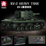 Afobrick LEYI 66099 KV-2 Heavy Tank, view 2