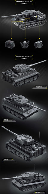 Afobrick LEYI 66106 Tiger Tank, view 4