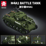 Afobrick LEYI 66108 M4A1 BATTLE TANK, view 2