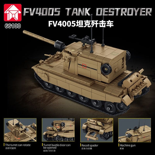 Afobrick LEYI 66100 FV4005 TANK DESTROYER