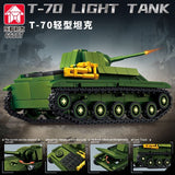 Afobrick LEYI 66087 T-70 LIGHT TANK, view 2