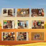 Afobrick Loz 1071 Autumn Mini Brick, view 4