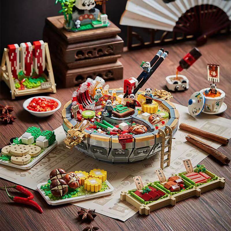 Afobrick Loz 1072 Sichuan Hot Pot MINI Brick