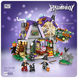 Afobrick Loz 1233 halloween house Mini Brick, view 4
