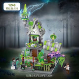 Afobrick Loz 1248 monster house, view 2