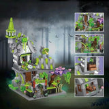 Afobrick Loz 1248 monster house, view 3
