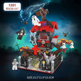 Afobrick Loz 1251 haunted house, view 2
