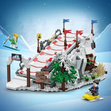 Afobrick Loz 1922 Ski Resort Mini Brick, view 4