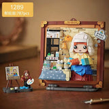 Afobrick Loz Cute Painting Mini Brick, view 2