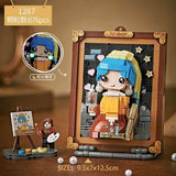 Afobrick Loz Cute Painting Mini Brick, view 4